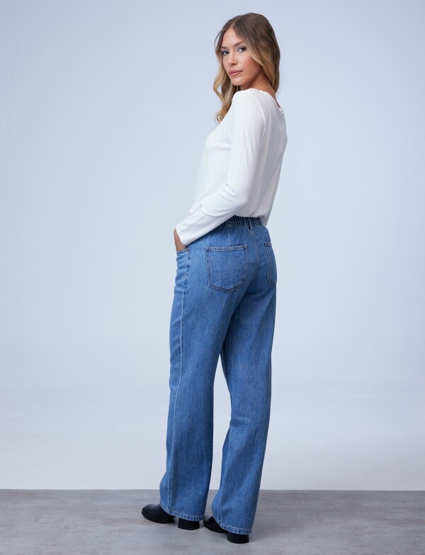 Jean Wide Leg Comfort JEAN CLARO