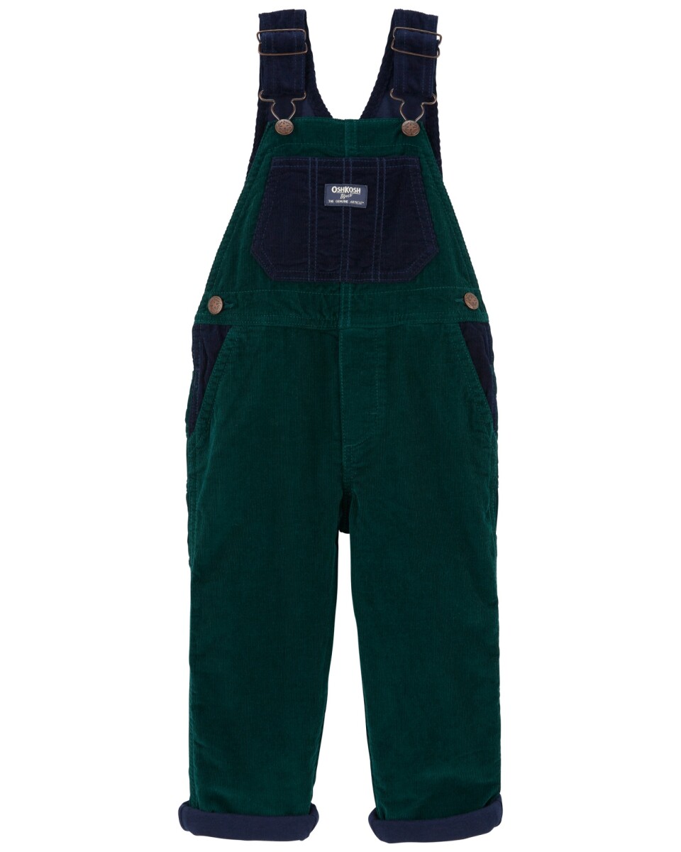 Enterito de pana, diseño colorblock. Talles 2-5T 