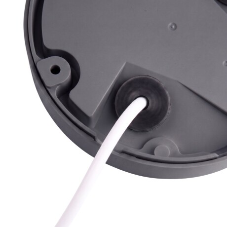 ARTEFACTO EXTERIOR DE PARED REDONDO MOREIRA 3W Luminaria De Exterior De Pared Redondo Moreira 3W Gris