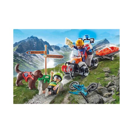Playmobil rescate ciclista en la montaña 58 piezas Playmobil rescate ciclista en la montaña 58 piezas