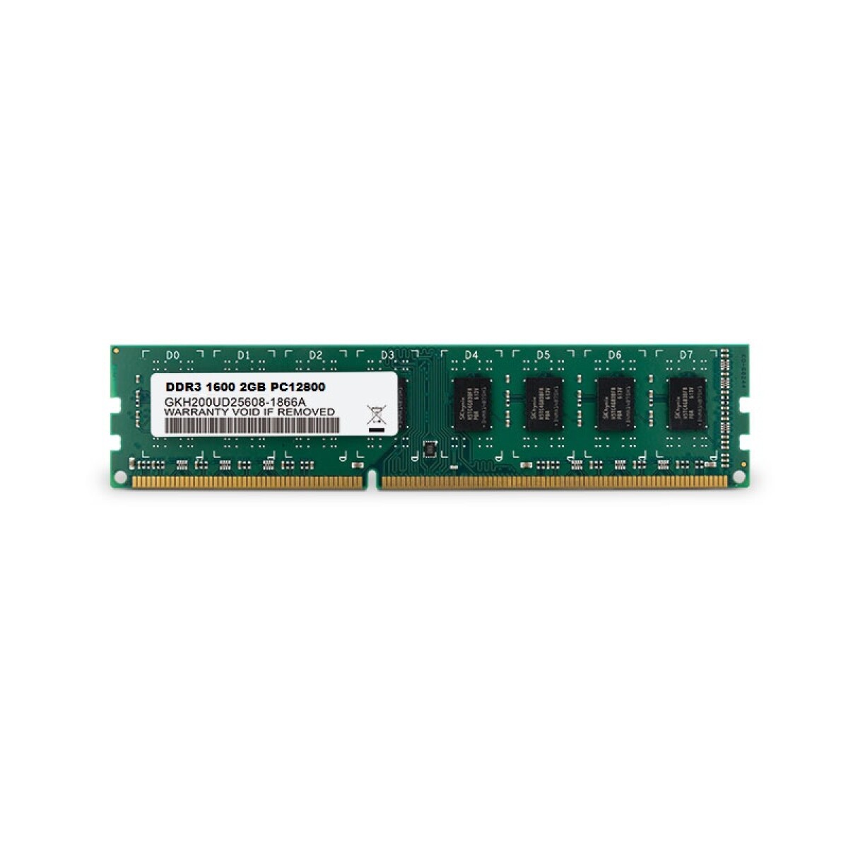 Memoria DDR3 2GB 1600MHZ PC12800 