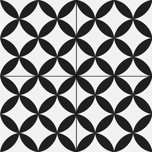 Porcelanato Negro Precorte 45X45Cm Piso Pared 000