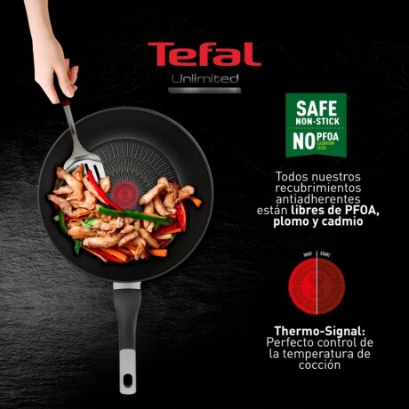 Sartén Tefal 24cm Unlimited | Color negro. Sartén Tefal 24cm Unlimited | Color negro.