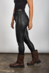 Pantalón cuerina Negro chupin