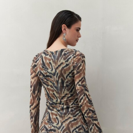 VESTIDO DROLA Animal Print