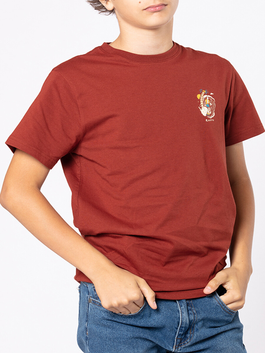 T-SHIRT NARGY TEEN RUSTY - Ladrillo 