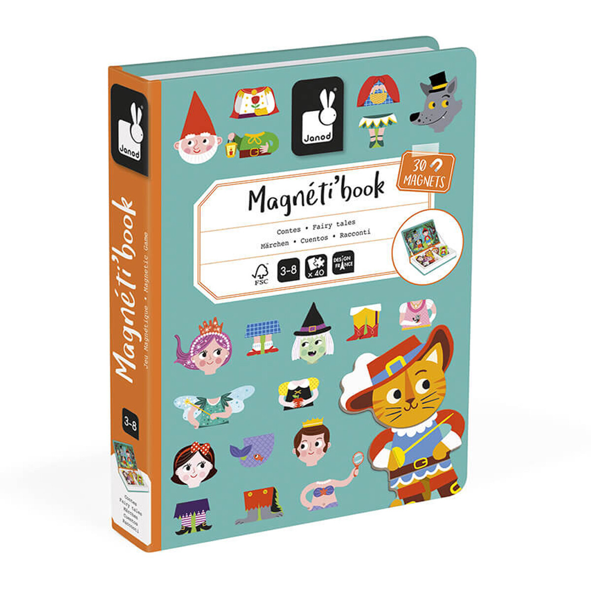 Magneti'book Cuentos, 30 imanes Janod 