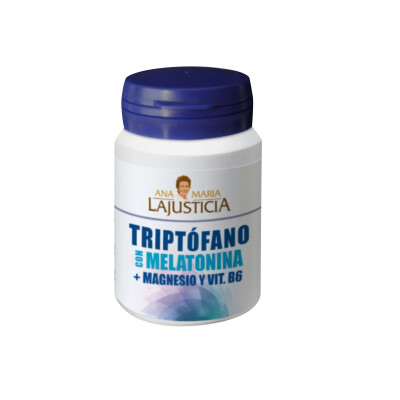Triptofano con Melatonina + Mag + B6 x60 Ana Maria La Justicia Triptofano Melatonina +mg+b6