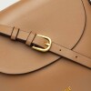Mini Bag Mod en efecto cuero liso Taupe