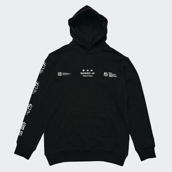Remera Wasted Talent Rusutsu Hood Negro