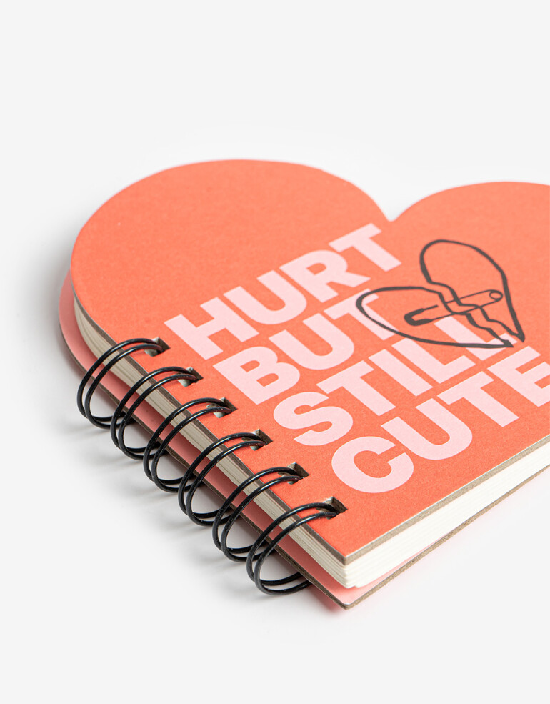 Anotadores Cuadernos y Memos Anotador Broken Hearts - Combinacion Tricolor