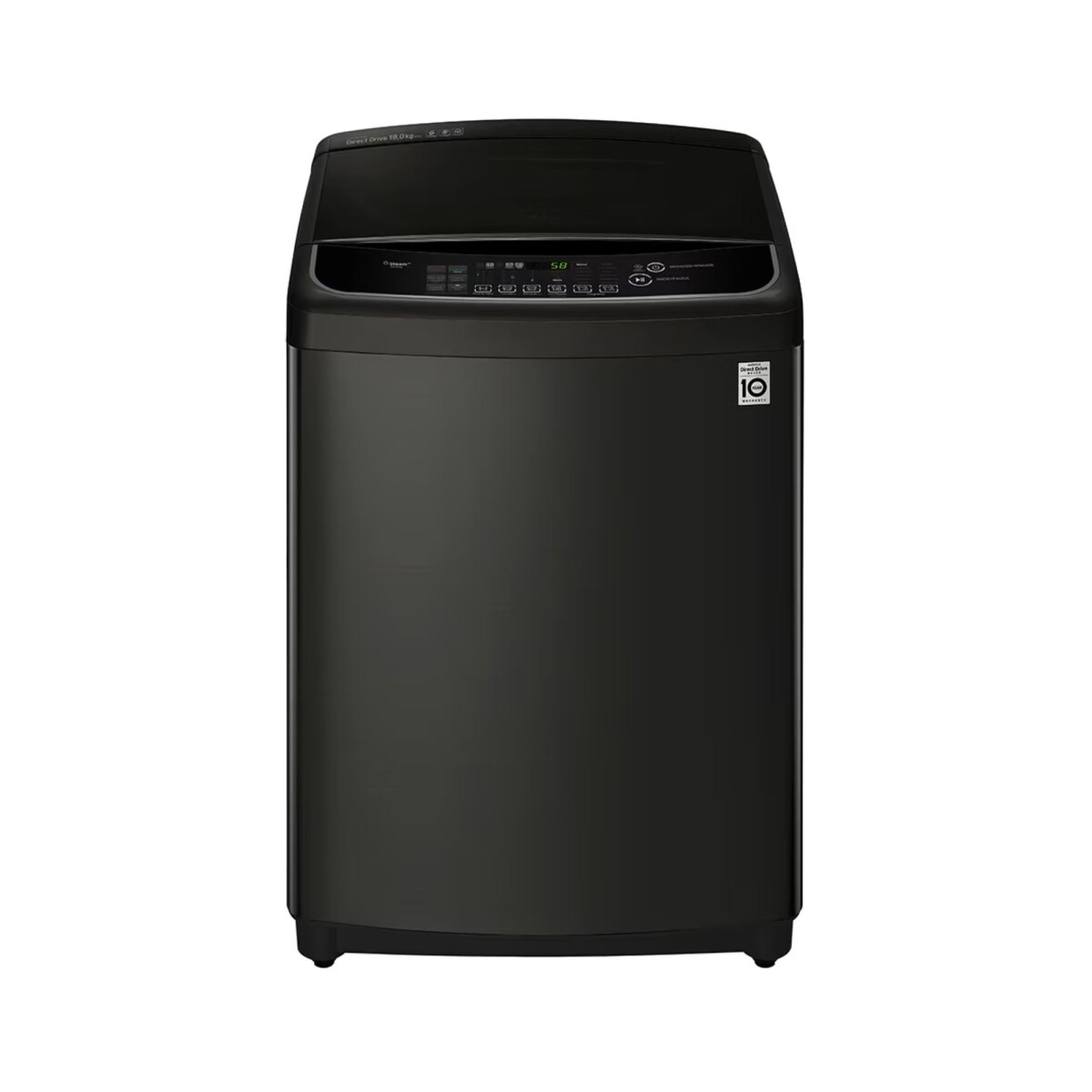 Lavarropas LG 19K C/S WT19BV6 Negro 