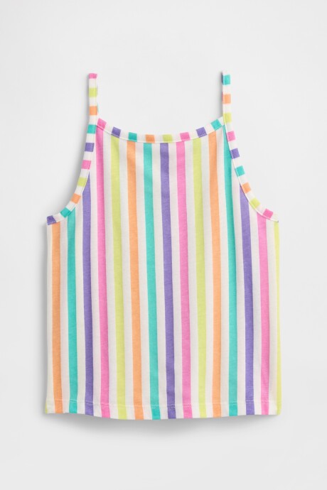 Musculosa Rib Toddler Niña Multi Stripe