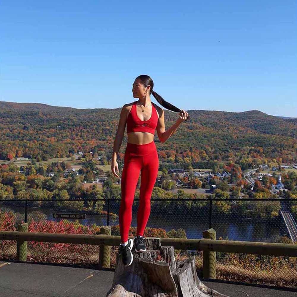 Leggings Define PowerHold High-Waisted Mujer Holly Berry