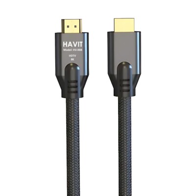 Cable Havit HV-X88 HDMI 1.8 metros Negro y gris Cable Havit HV-X88 HDMI 1.8 metros Negro y gris