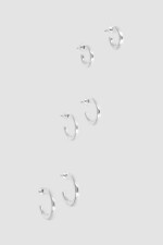 Pack x 3 aros smile ii Plata