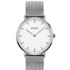 Reloj Skmei Q028SI Unisex Analógico Minimalista Plateado Plateado
