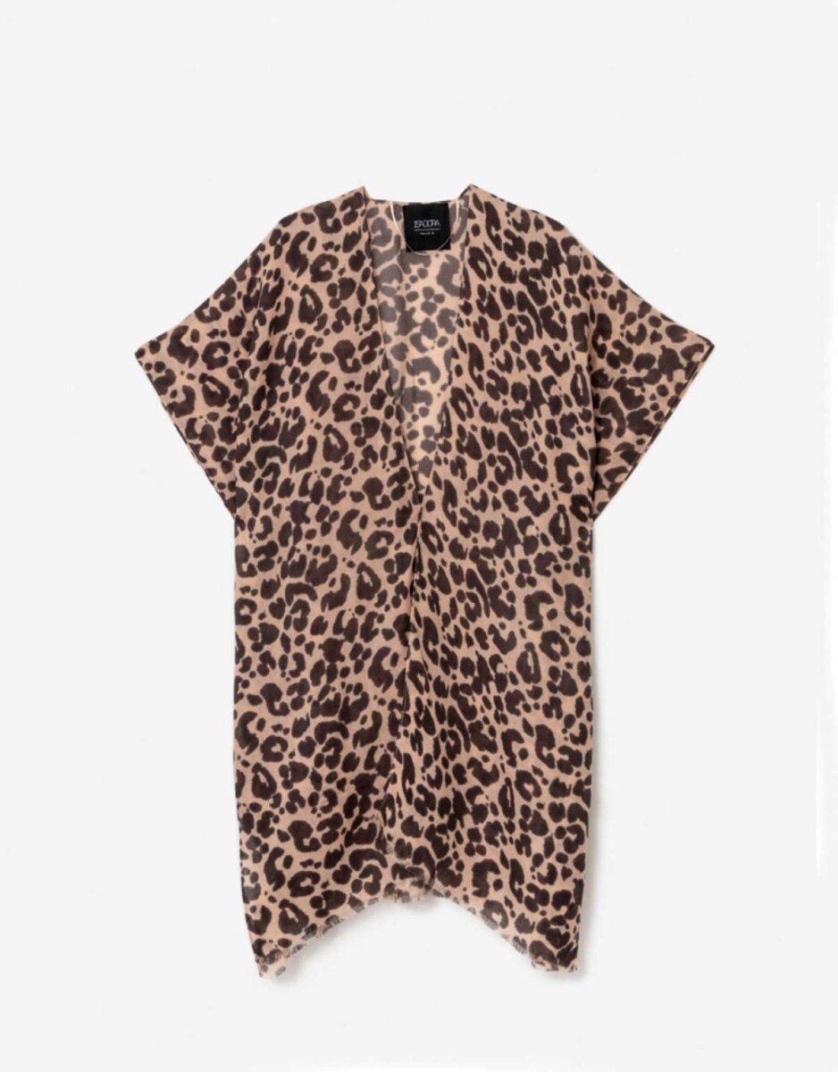 Kimono Animal Print - Combinacion Bicolor 