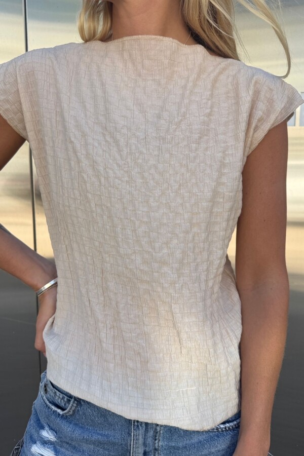Blusa Mosqueta Beige