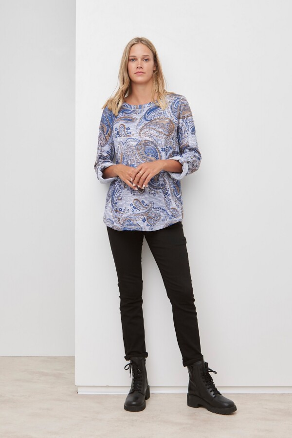 Remera Bulgaros AZUL/MULTI