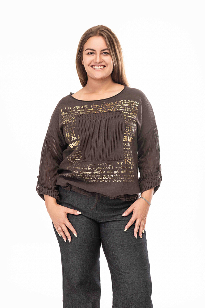 Sweater Florencia - Marron 