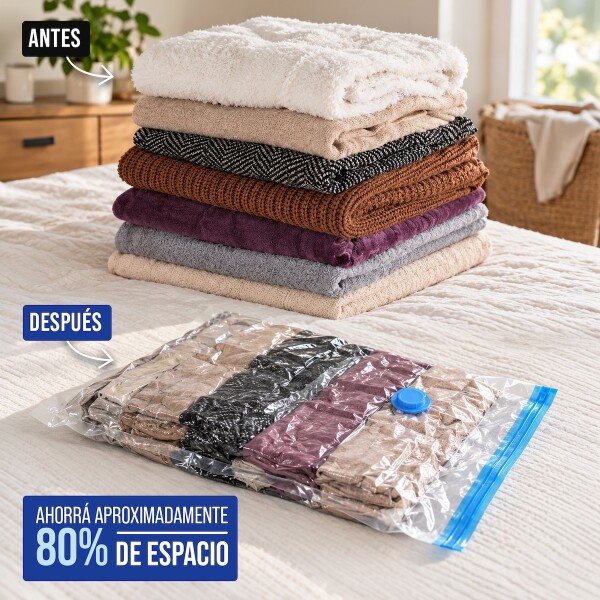 Pack x12 Bolsas de almacenamiento al vacio guardado ropa con bomba electrica IMBACK Pack x12 Bolsas de almacenamiento al vacio guardado ropa con bomba electrica IMBACK