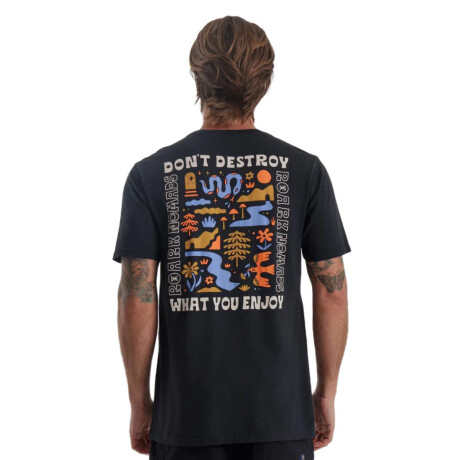 Remera Roark Nomads Negro