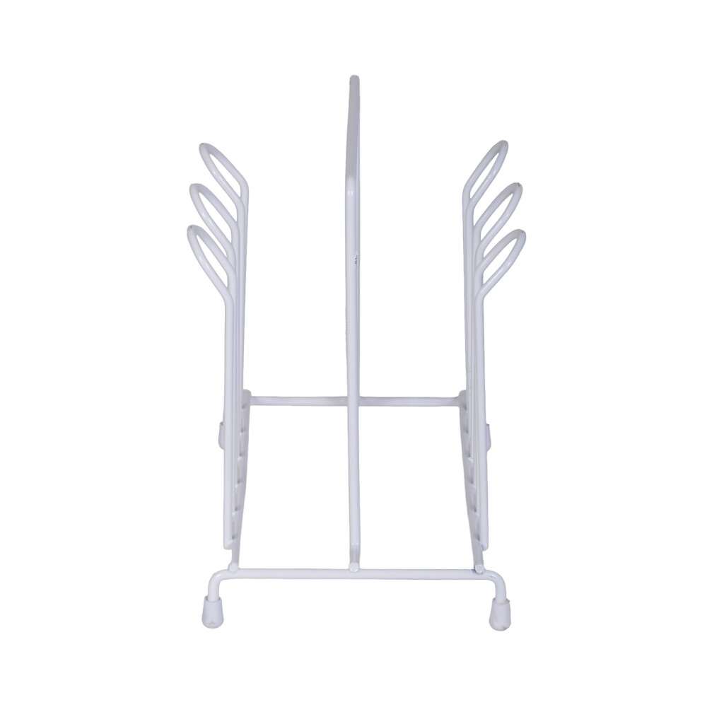 SOPORTE VASOS BLANCO ACERO OTIMIZEE