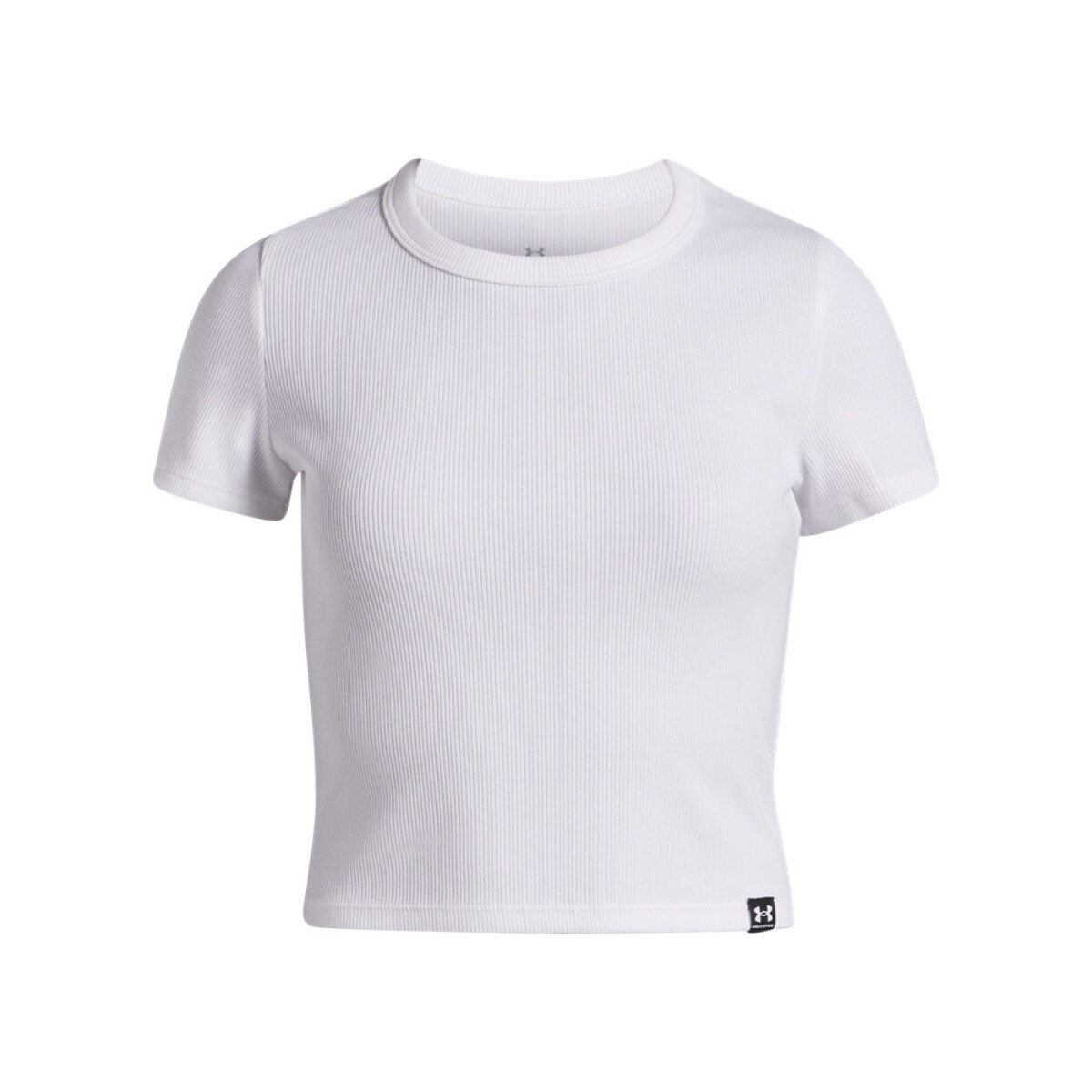UA Rival Rib SS-WHT - WHT-100 