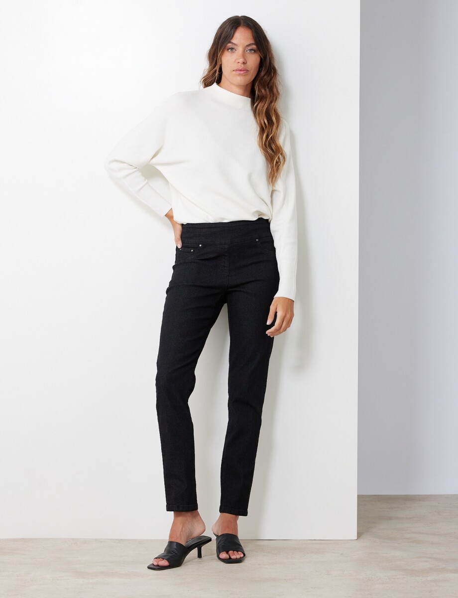 Jegging Pretina Ancha - Negro 