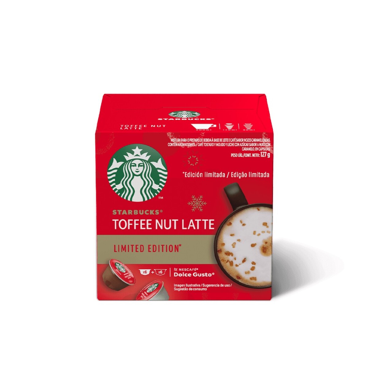 Capsulas Starbucks Toffee Nut Latte 12 Capsulas - 001 