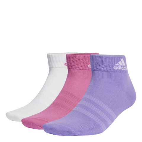 T SPW ANK 3P PREFUC/WHITE/VIOFUS preloved fuchsia