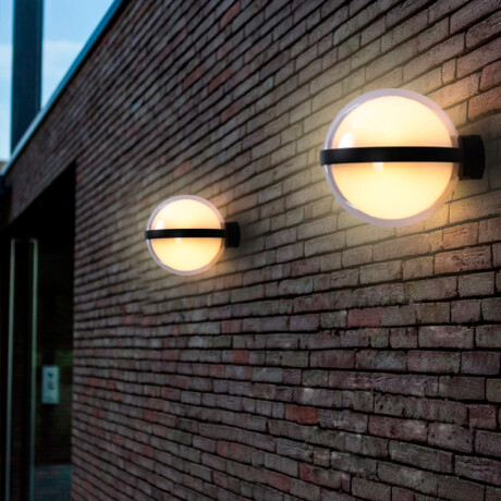 LUMINARIA DE PARED EXTERIOR SPHERE 12W IP65 Luminaria LED de Exterior Sphere 12W Ø 13,5 cm