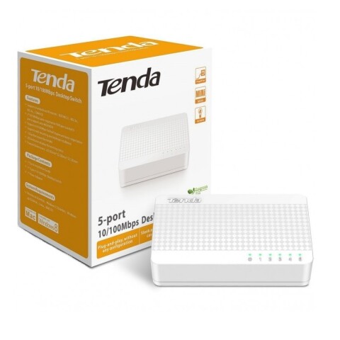 Switch Tenda 5 Puertos 10/100 SWITCH TENDA 5 PUERTOS 10/100