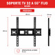 Soporte TV 32 a 55″ fijo NEGRO