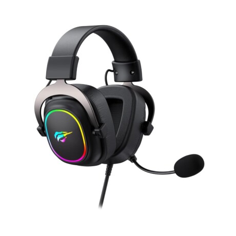 AURICULARES GAMER HAVIT H2002P USB NEGRO CON RGB AURICULARES GAMER HAVIT H2002P USB NEGRO CON RGB