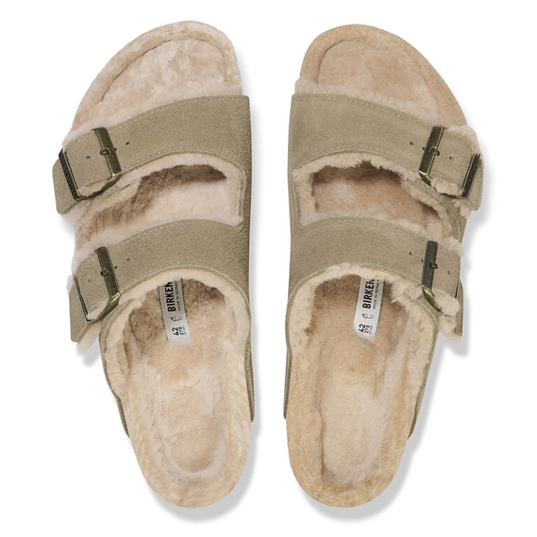 Sandalia Arizona Shearling LEVE - Regular Taupe