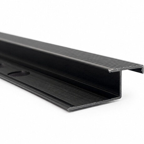 Perfil Para Escalon En Aluminio Antideslizante 26.7mm 2.5mts Negro Perfil Para Escalon En Aluminio Antideslizante 26.7mm 2.5mts Negro