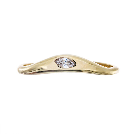 Anillo de oro 9 ktes y circonia Anillo de oro 9 ktes y circonia