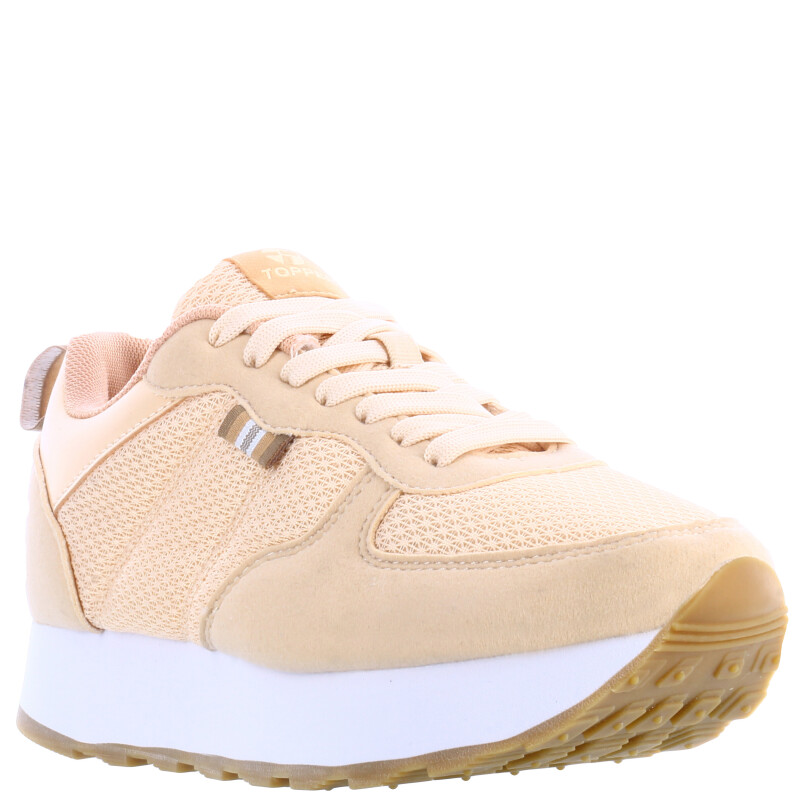 Championes de Mujer Topper T.350 Wedge Nude - Amarillo Crema