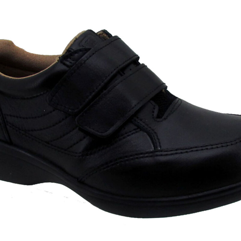 Zapato de Mujer Lombardino Casual Diabetic Negro
