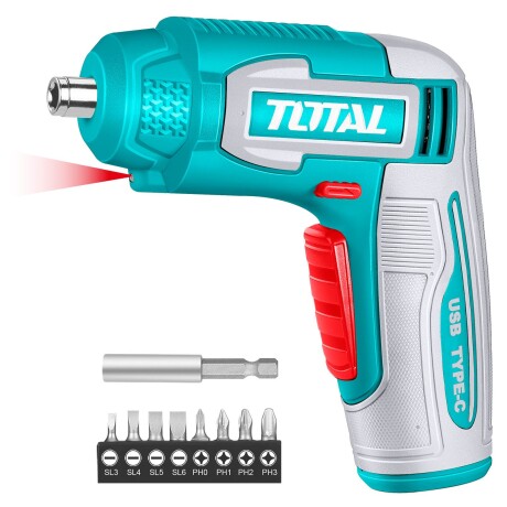 Atornillador Inalámbrico 4v + 8 Puntas - Usbc Atornillador Inalámbrico 4v + 8 Puntas - Usbc