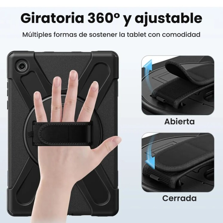 Funda Rugged Samsung para Galaxy Tab A11+ Negra Funda Rugged Samsung para Galaxy Tab A11+ Negra