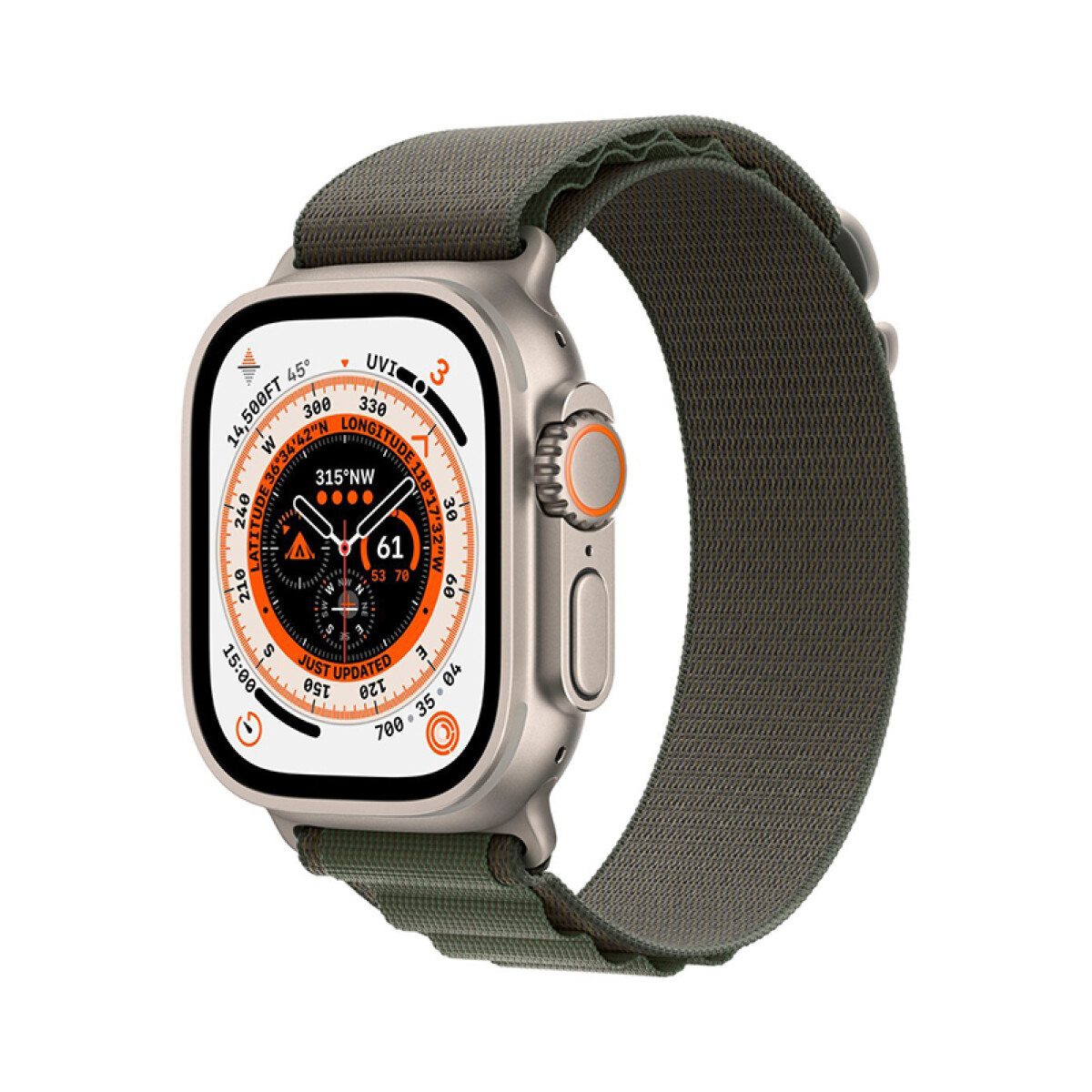Reloj Smartwatch Apple Watch Ultra 49mm MQEX3 Titanium 