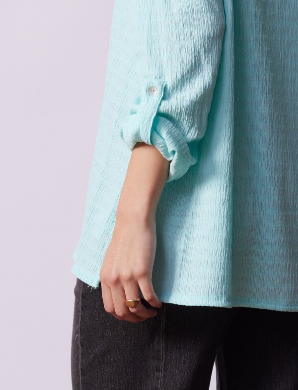 Camisa Solid VERDE AGUA