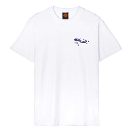 Remera Santa Cruz Knibbs Invasion Blanco