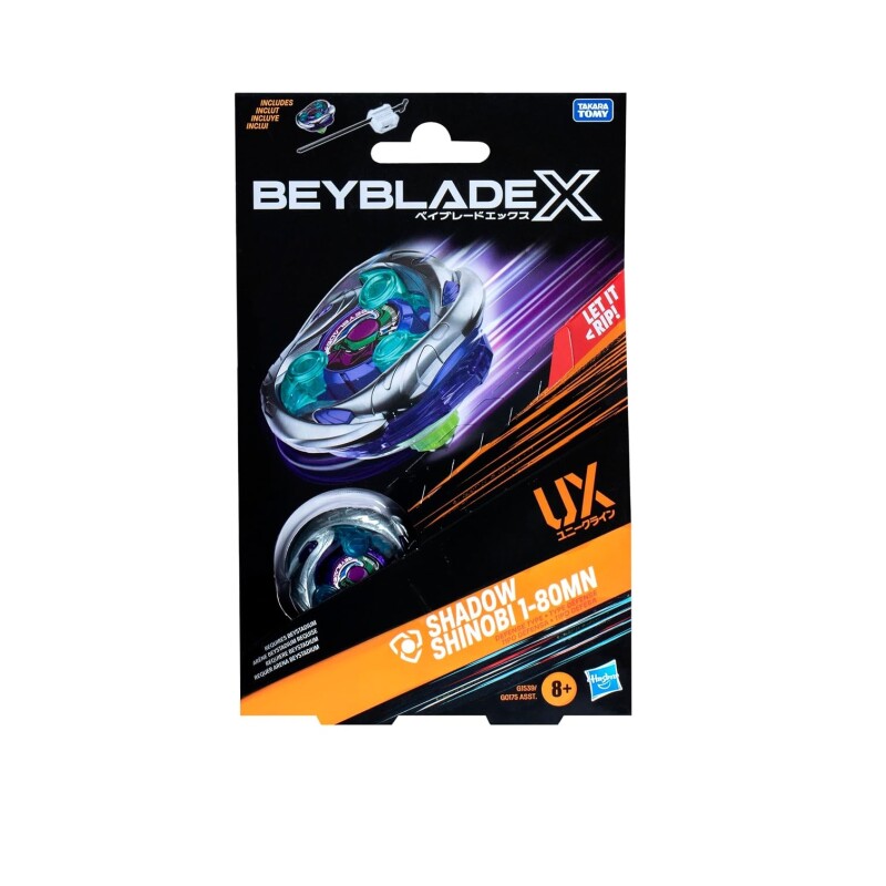 Beyblade X Shadow Shinobi UX con Lanzador Hasbro BEYBLADE X XTREME TROMPO + LANZADOR - SURTIDOS