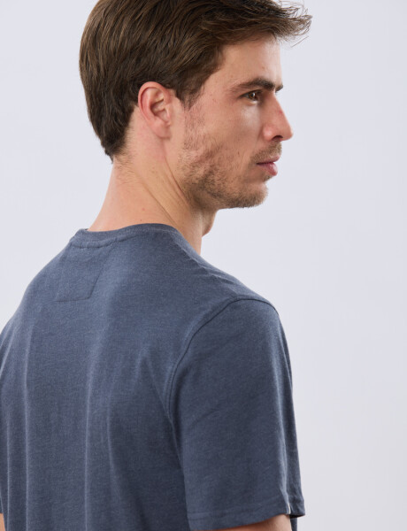 REMERA ESTAMPADA DE ALGODÓN Denim