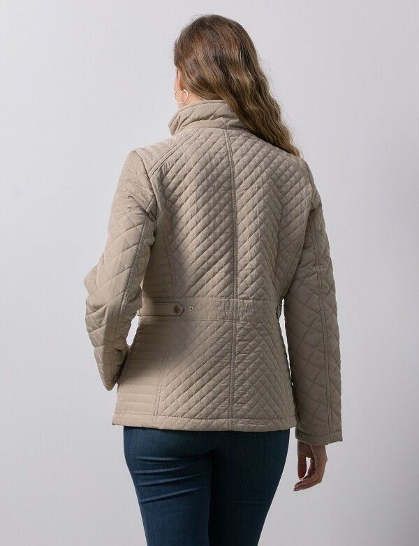 Campera Capitoneada BEIGE