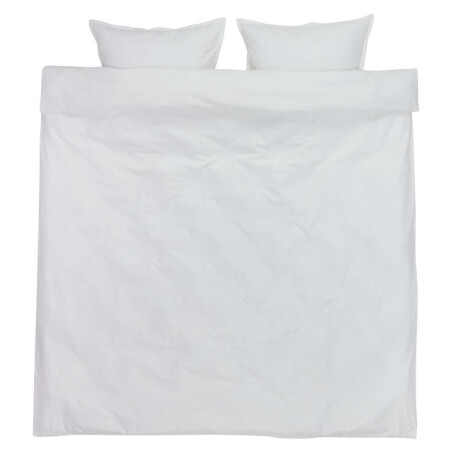 Juego Funda Nord Saten Ingeborg 240X220 Blanco
